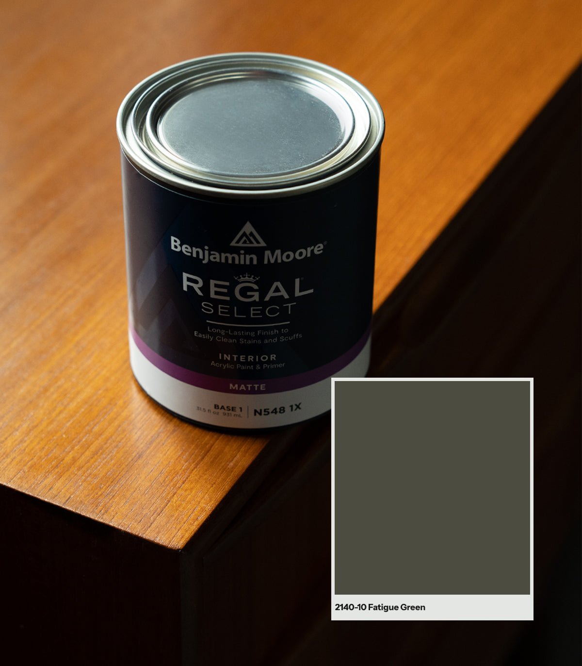 Fatigue Green 2140 - 10 - Wallcolors®