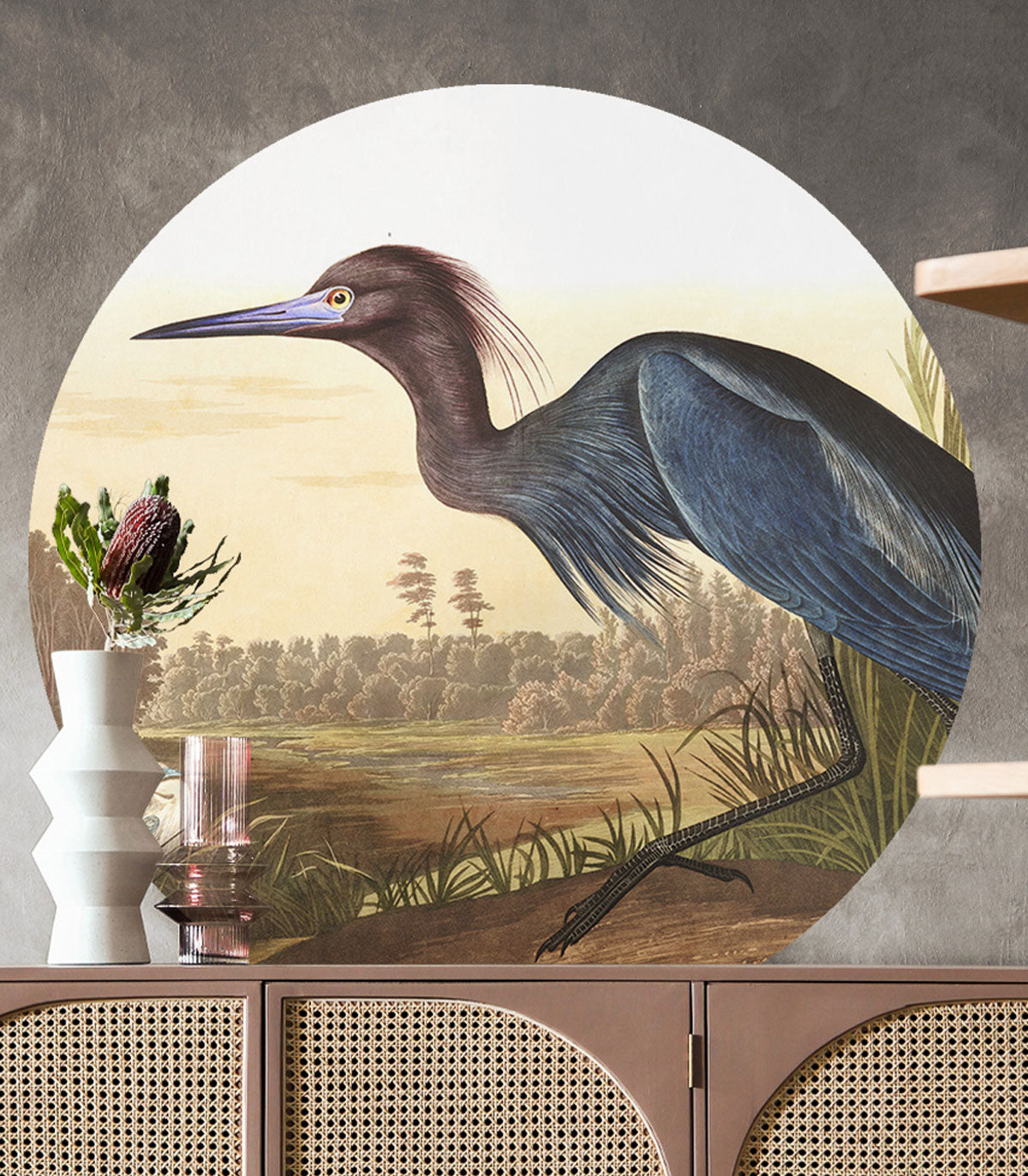 Dots Bird grass