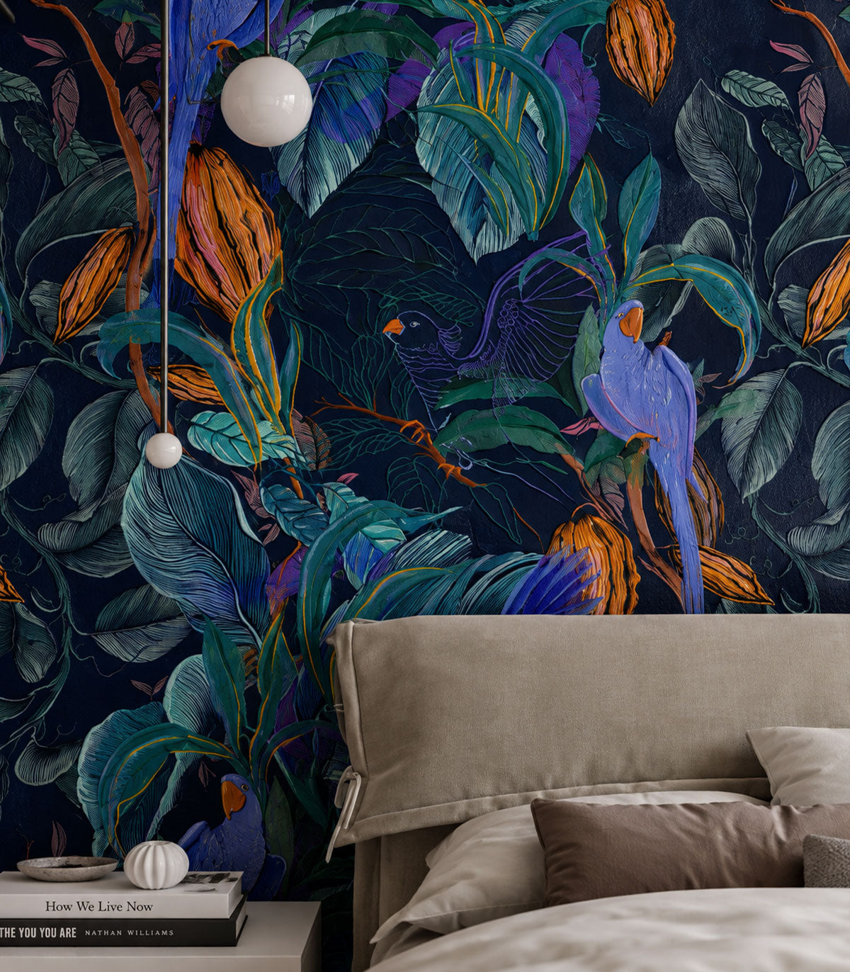 Tapeta Blue Parrots