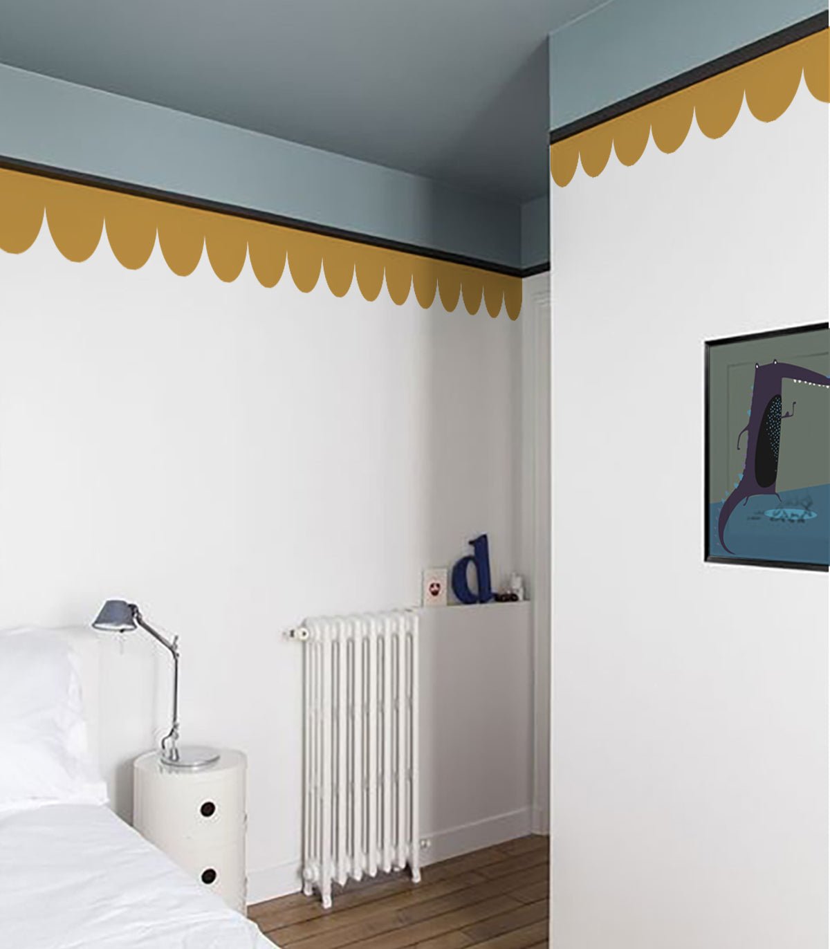Border Seashell Honey Amber - Wallcolors®