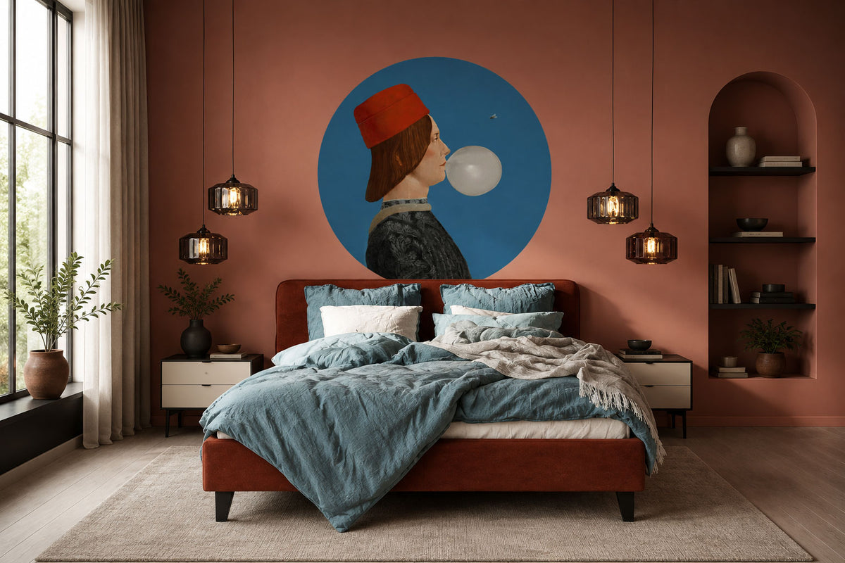 Dots Boy with Bubble Gum blue