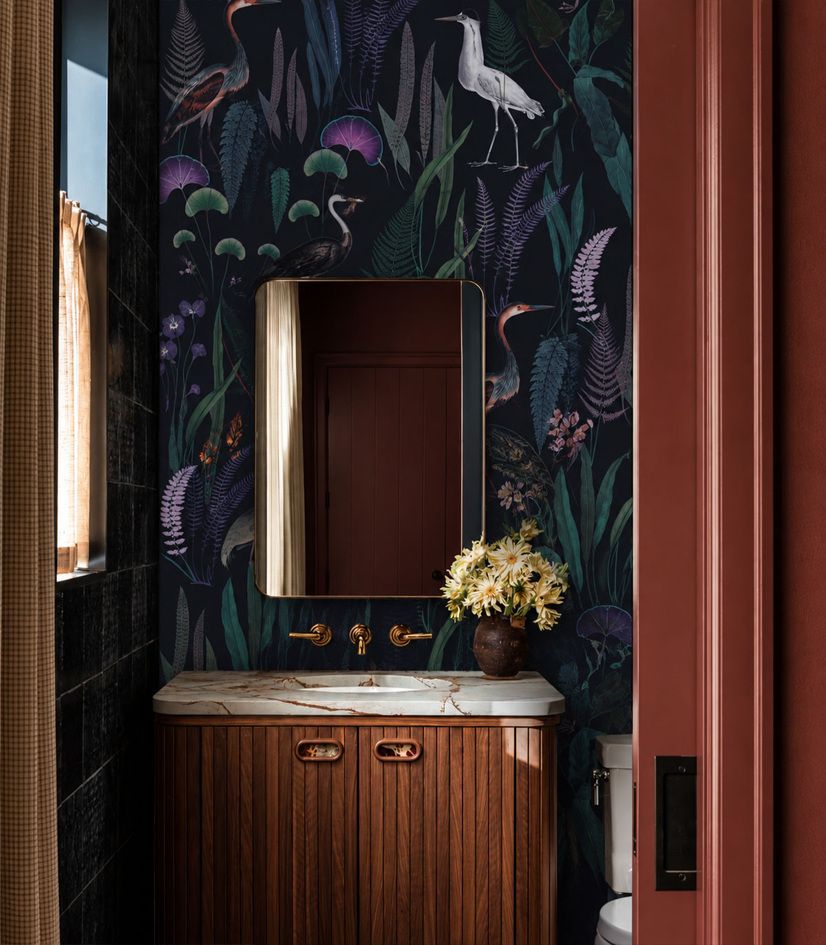 Tapeta Calm Heron Purple