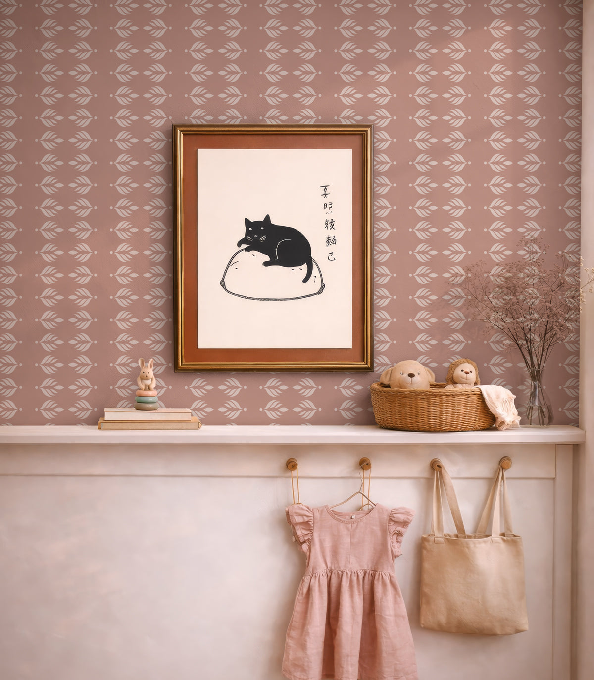 Tapeta Cottage Bloom Deep