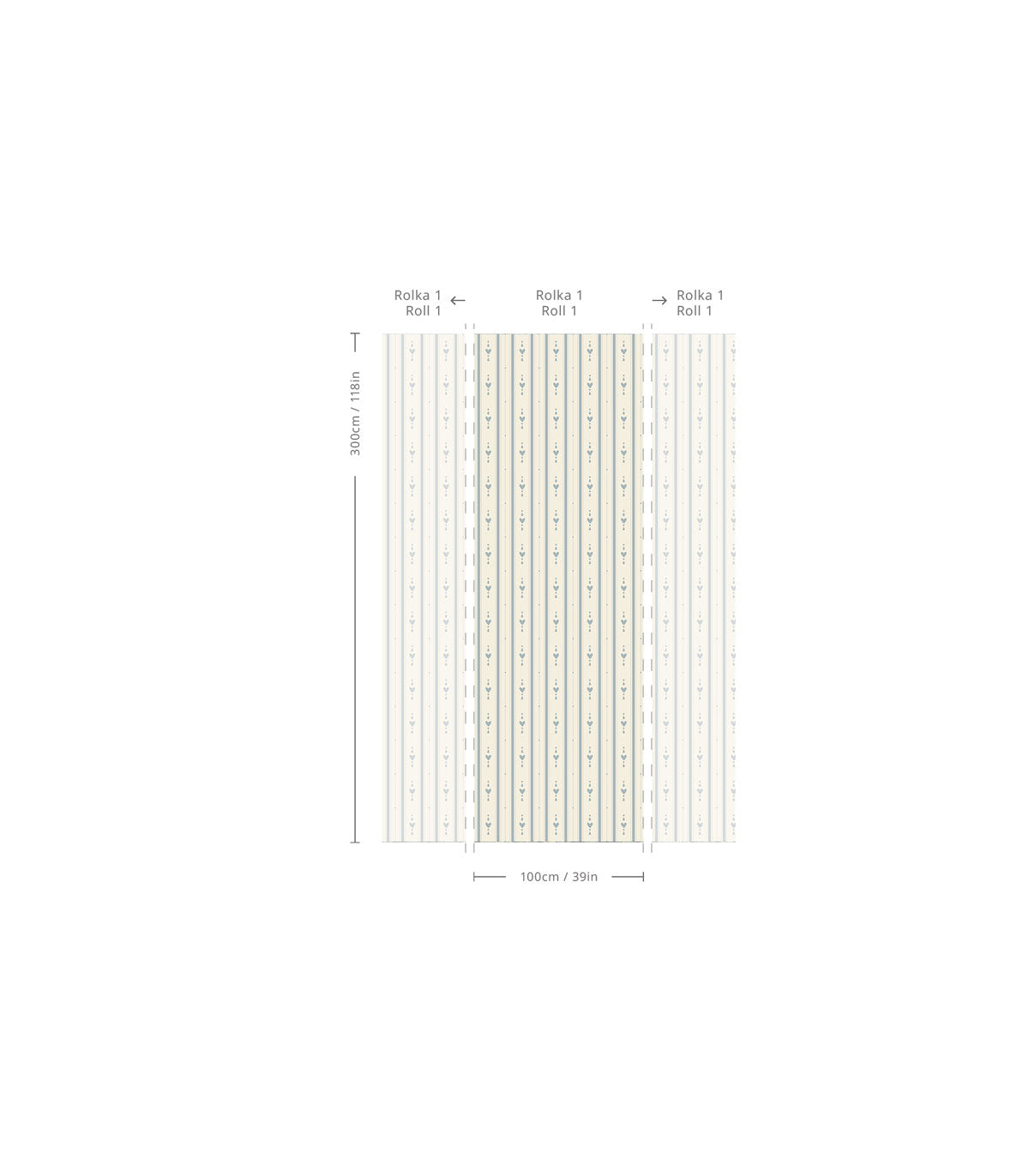 Tapeta Cottage Stripe