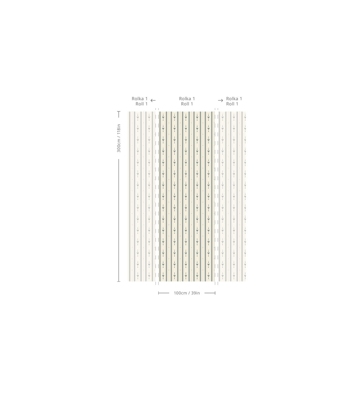 Tapeta Cottage Stripe