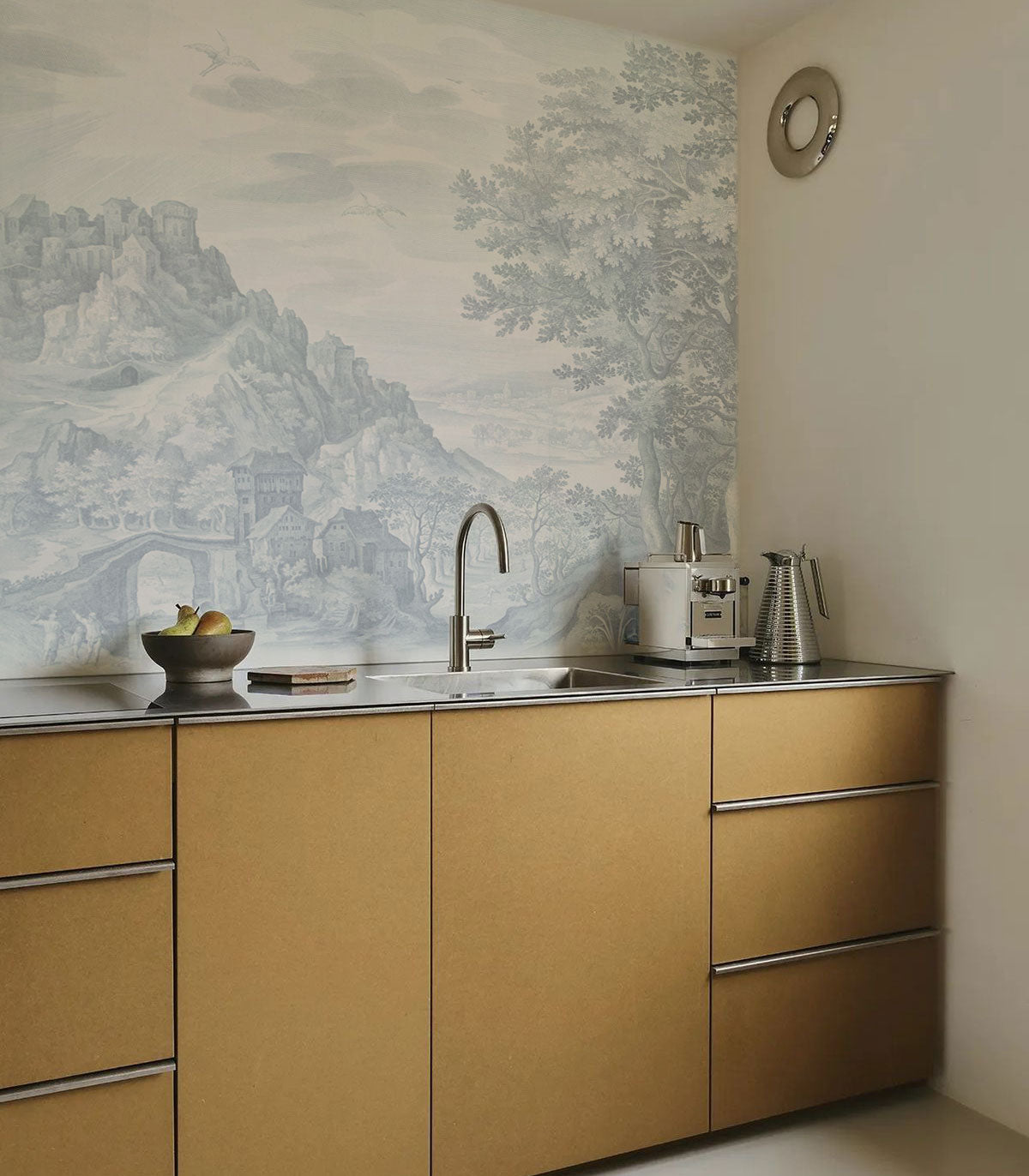 Tapeta Ethereal Forest Blue