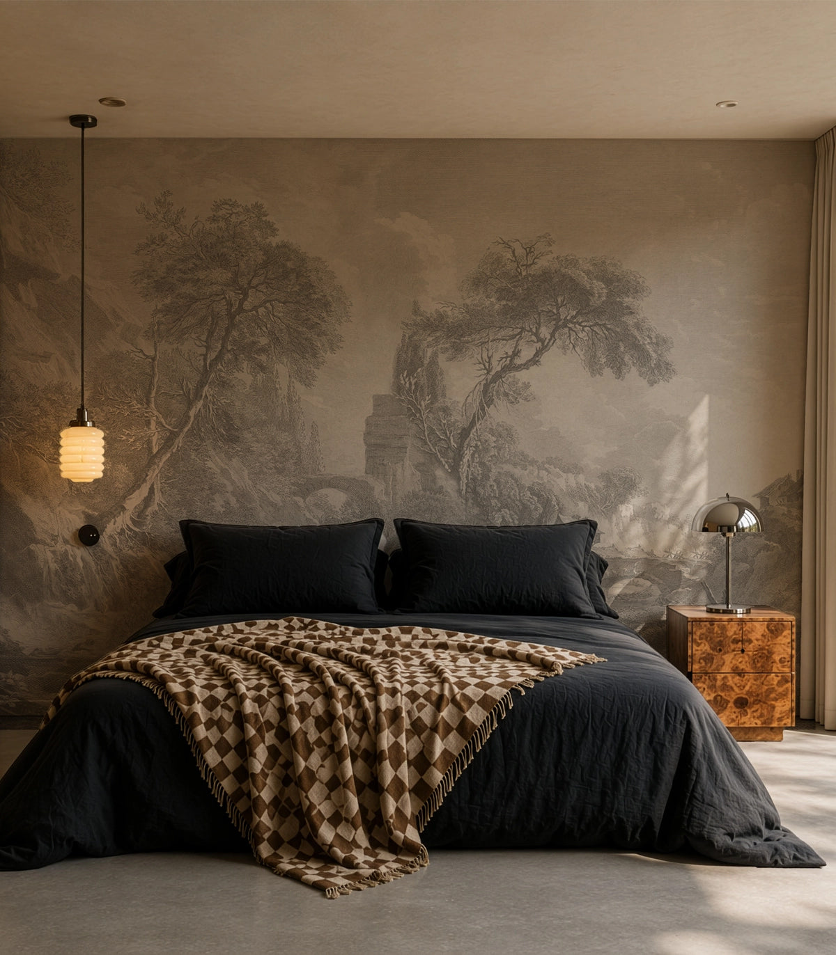 Tapeta Ethereal Valley Beige