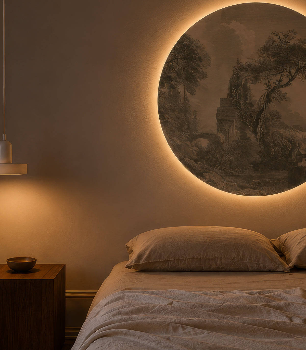 Dots Lighting Ethereal Valley Green