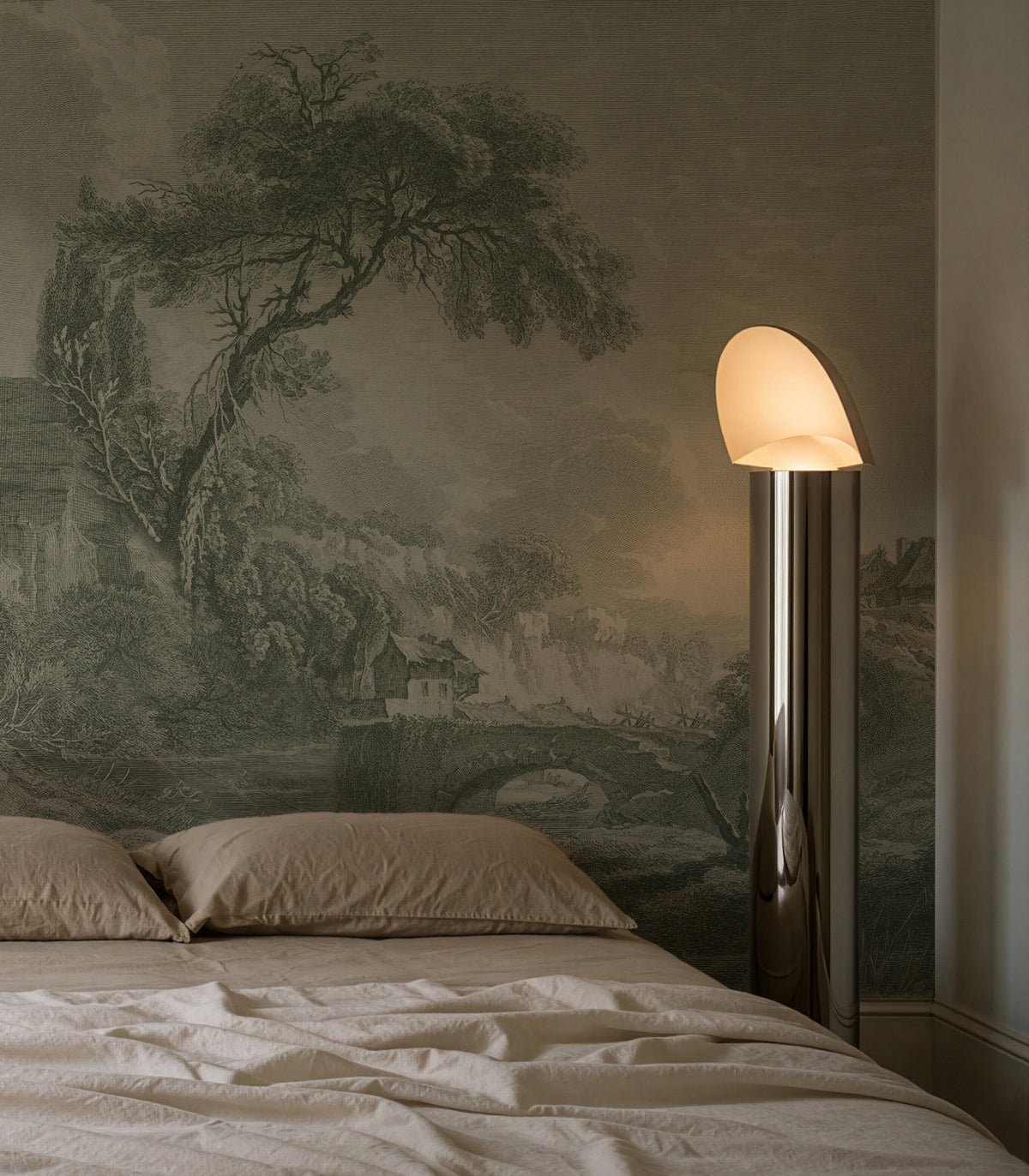 Tapeta Ethereal Valley Green