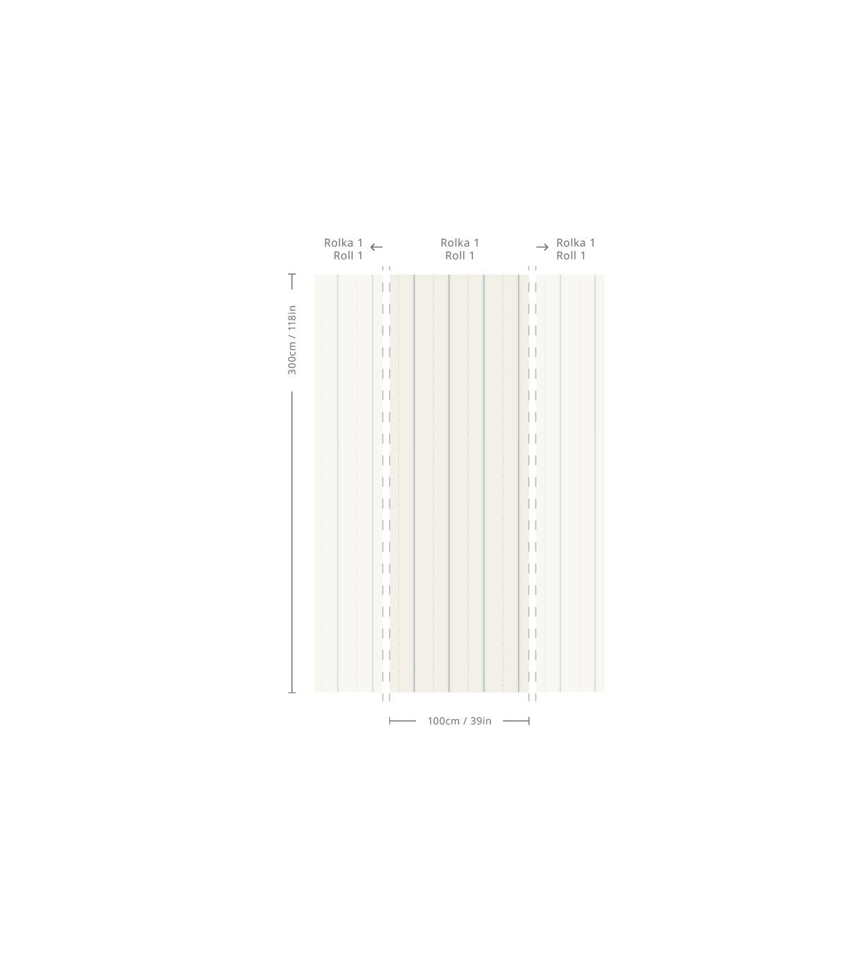 Tapeta Heritage Stripe - Wallcolors®