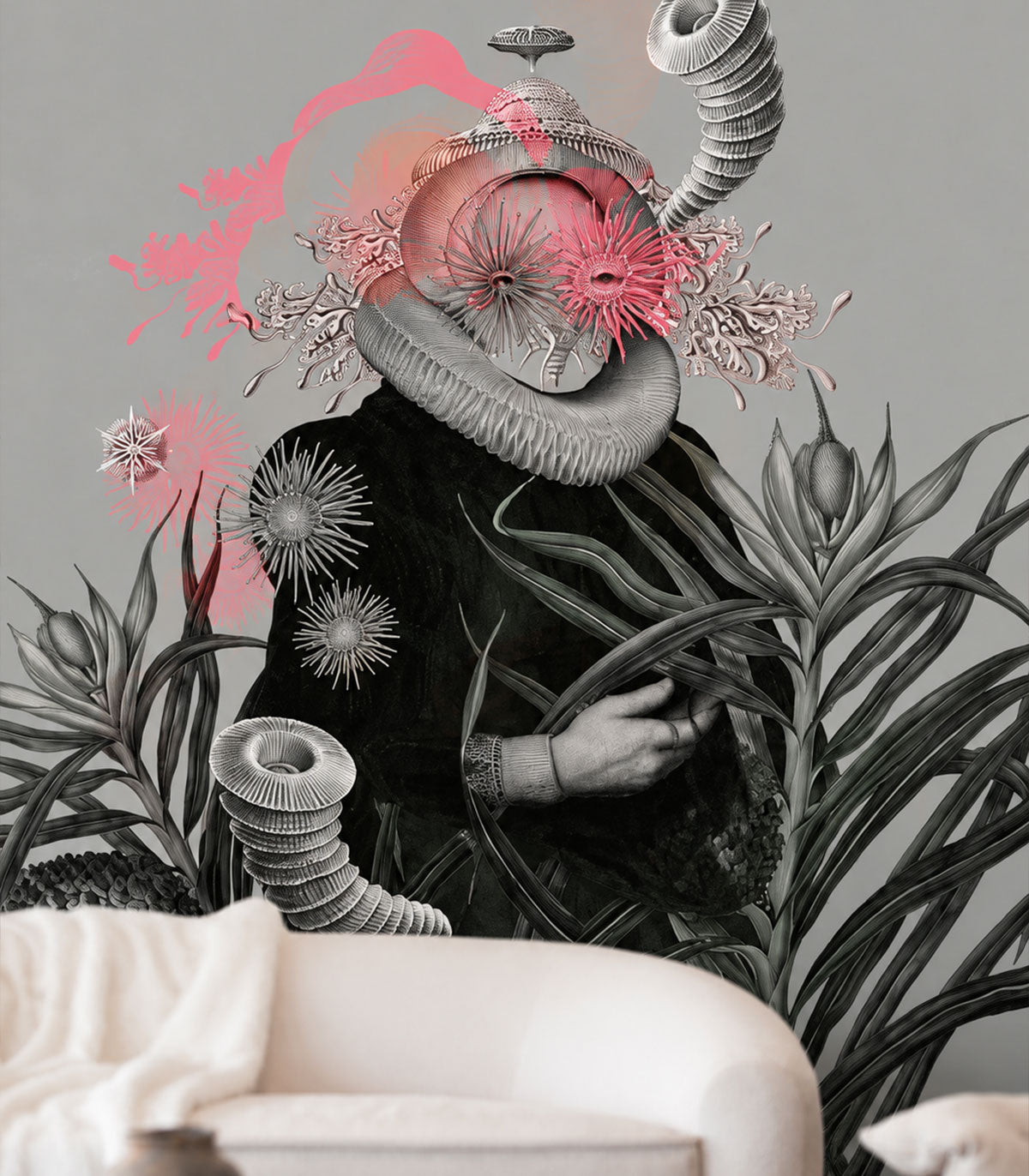 Tapeta Lady Medusa Gray