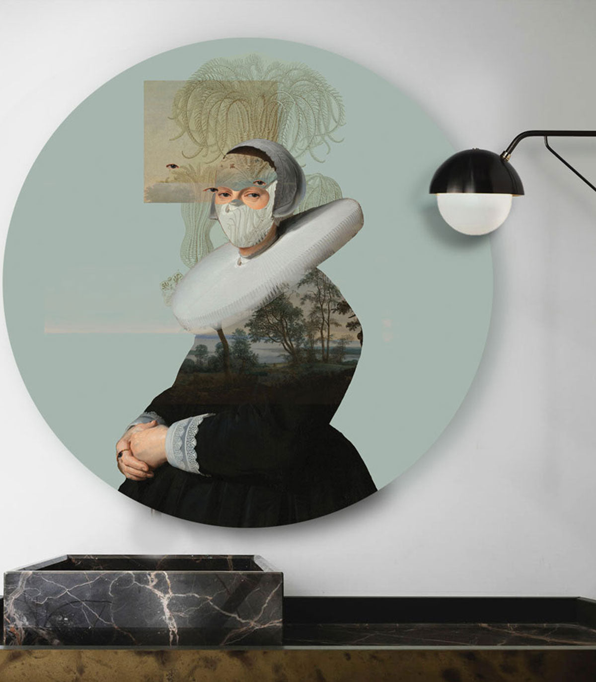 Dots Landscape Muse Green