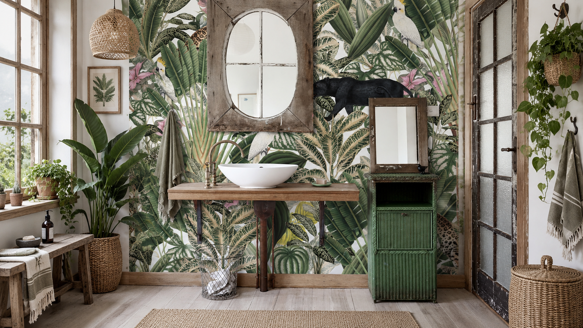 Tapeta Light Jungle