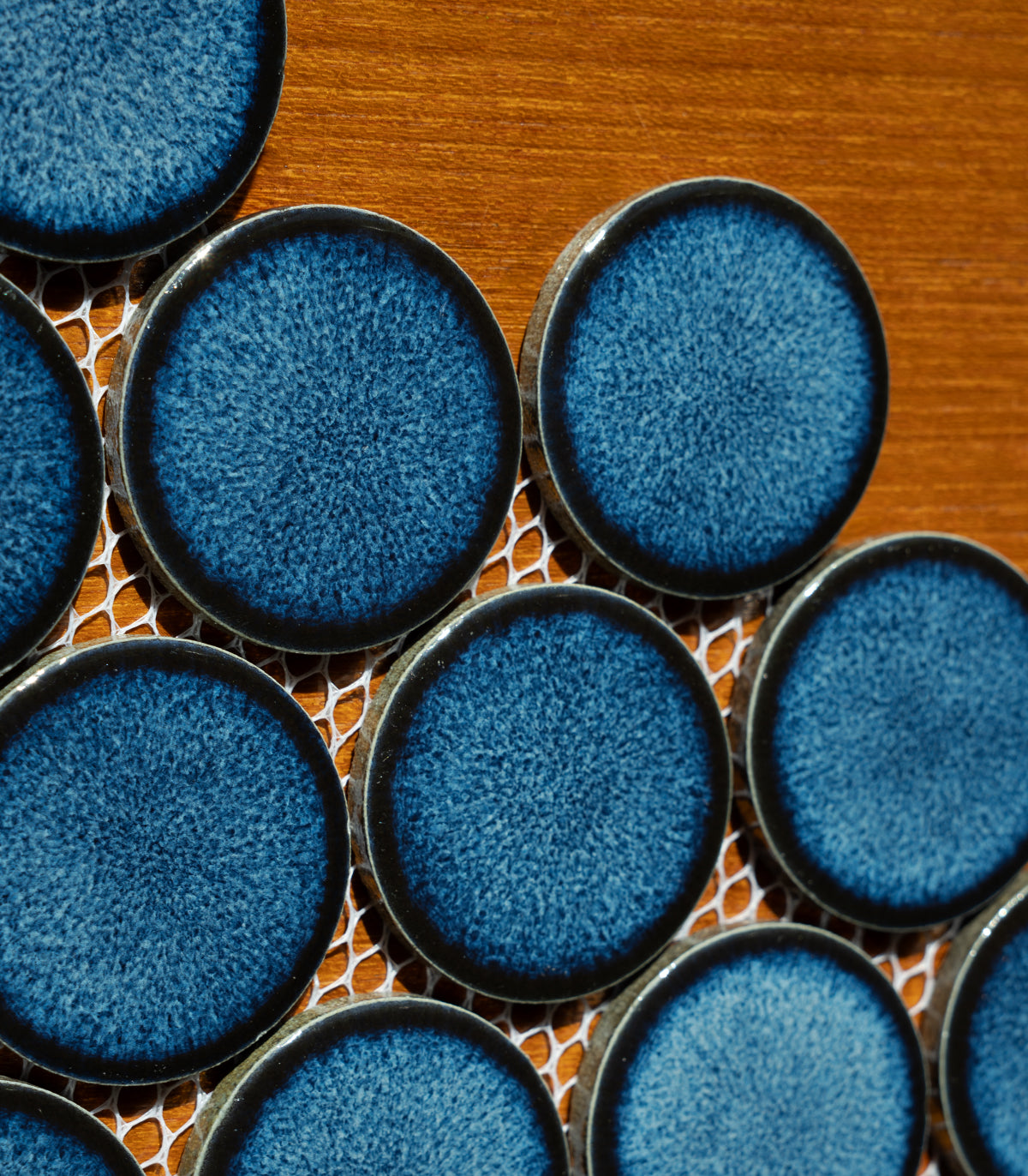 Mozaika circle dots royal blue