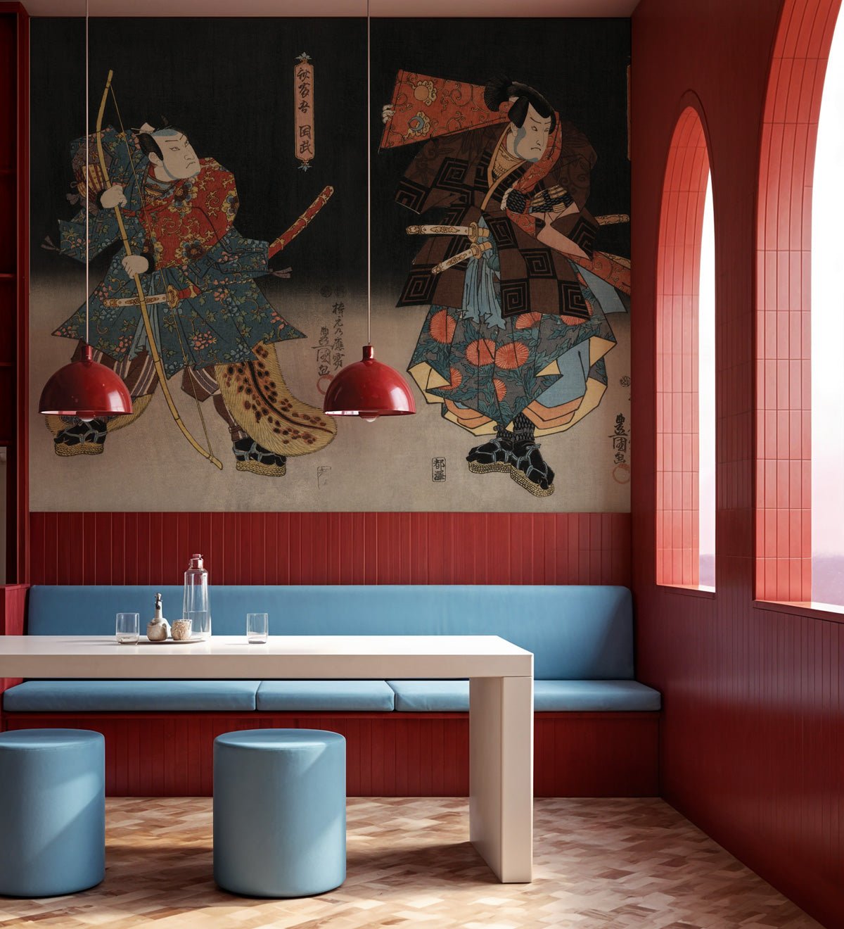 Tapeta Midnight Kabuki - Wallcolors®