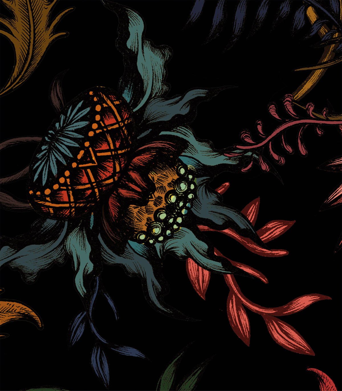 Tapeta Night Flowers