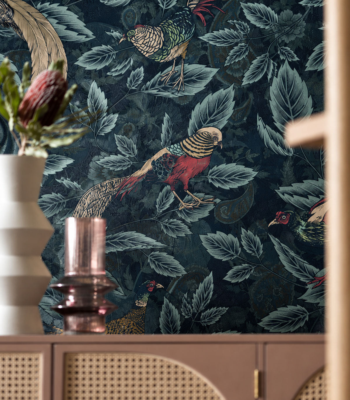 Tapeta Painted Pheasants