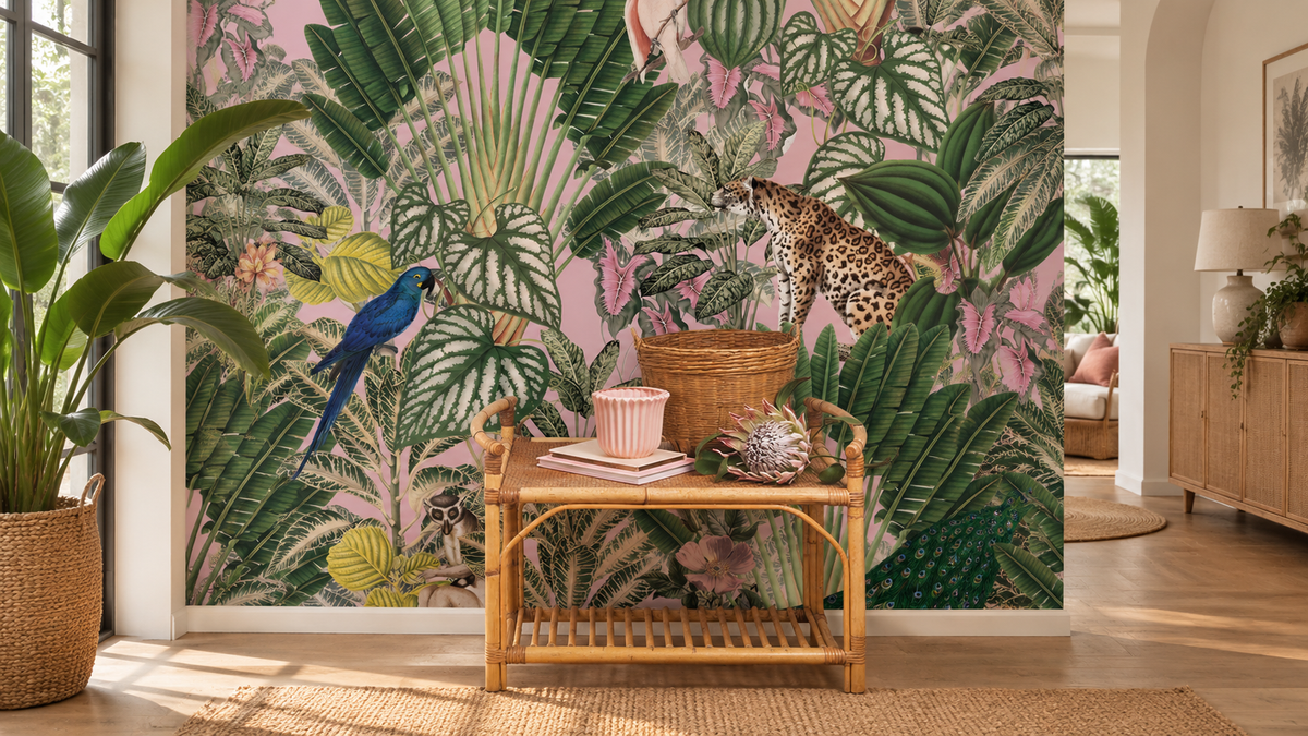 Tapeta Pink Jungle
