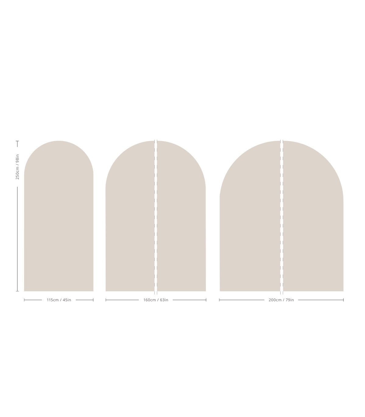 Arch Solid Powdered Earth - Wallcolors®