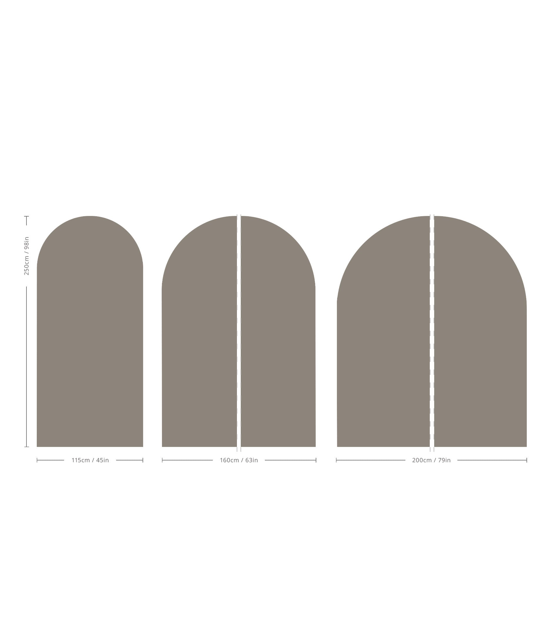 Arch Solid Powdered Earth - Wallcolors®