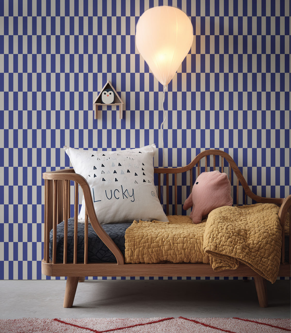 Tapeta Tetris Stripe Cobalt