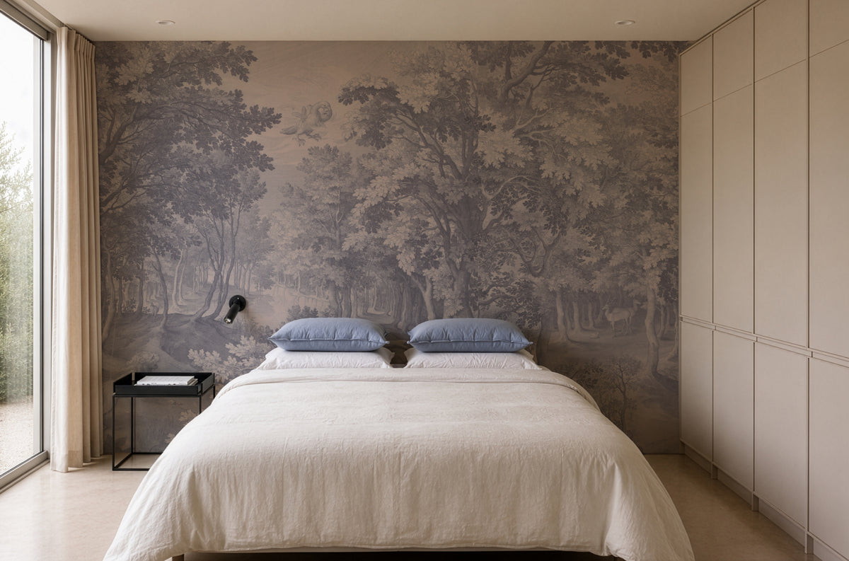 Tapeta Timeless Trees Blue