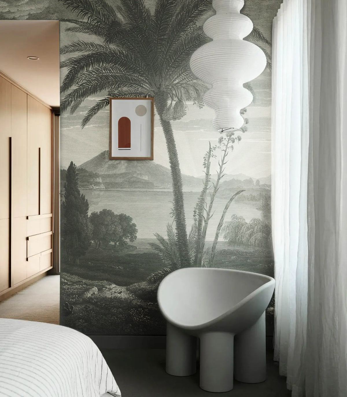 Tapeta Tropical Volcano Vista