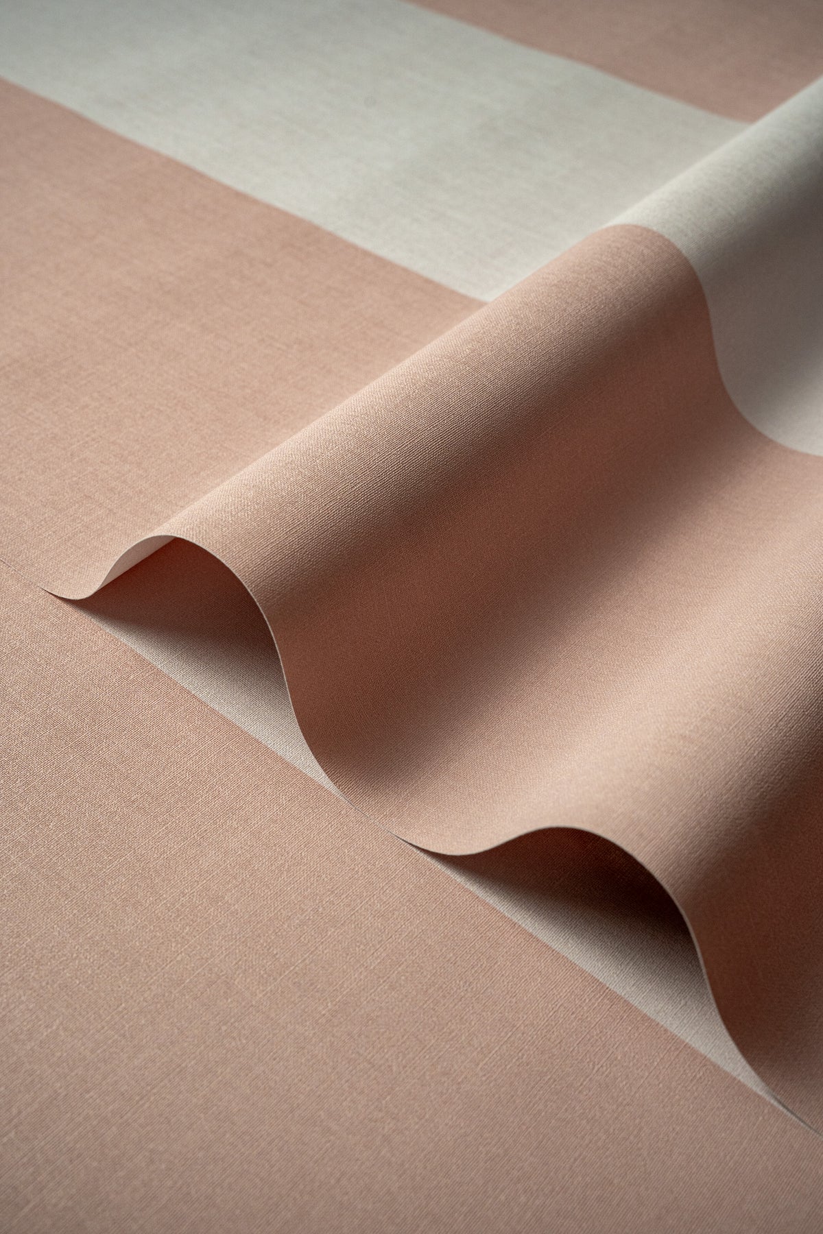 Tapeta Wide Stripe Play Soft Peach