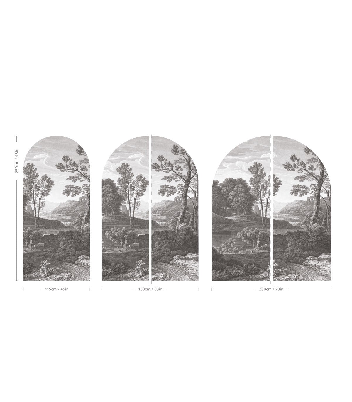 Arch Ancient Riverside Grove - Wallcolors®