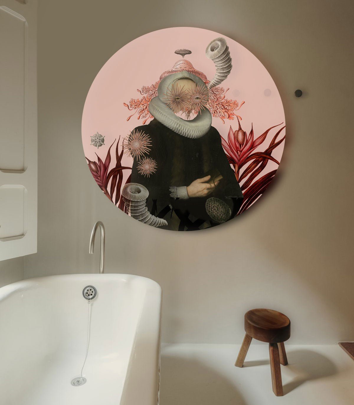 Dots Lady Medusa Pink - Wallcolors®
