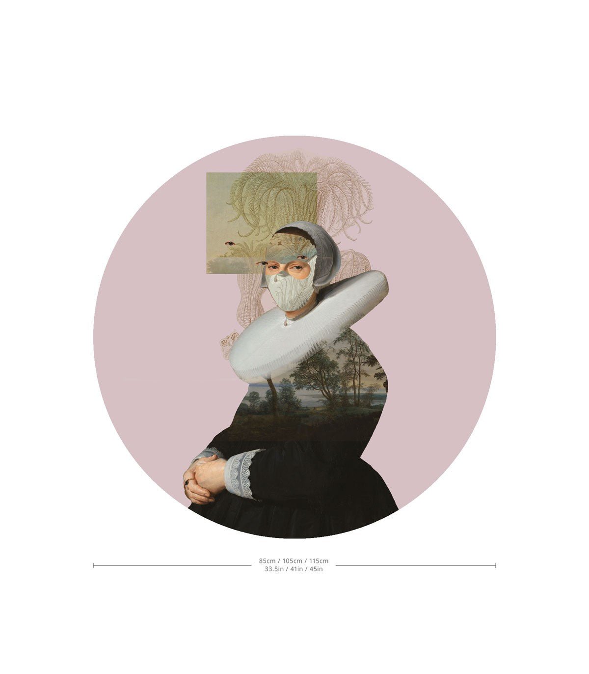 Dots Landscape Muse Pink - Wallcolors®