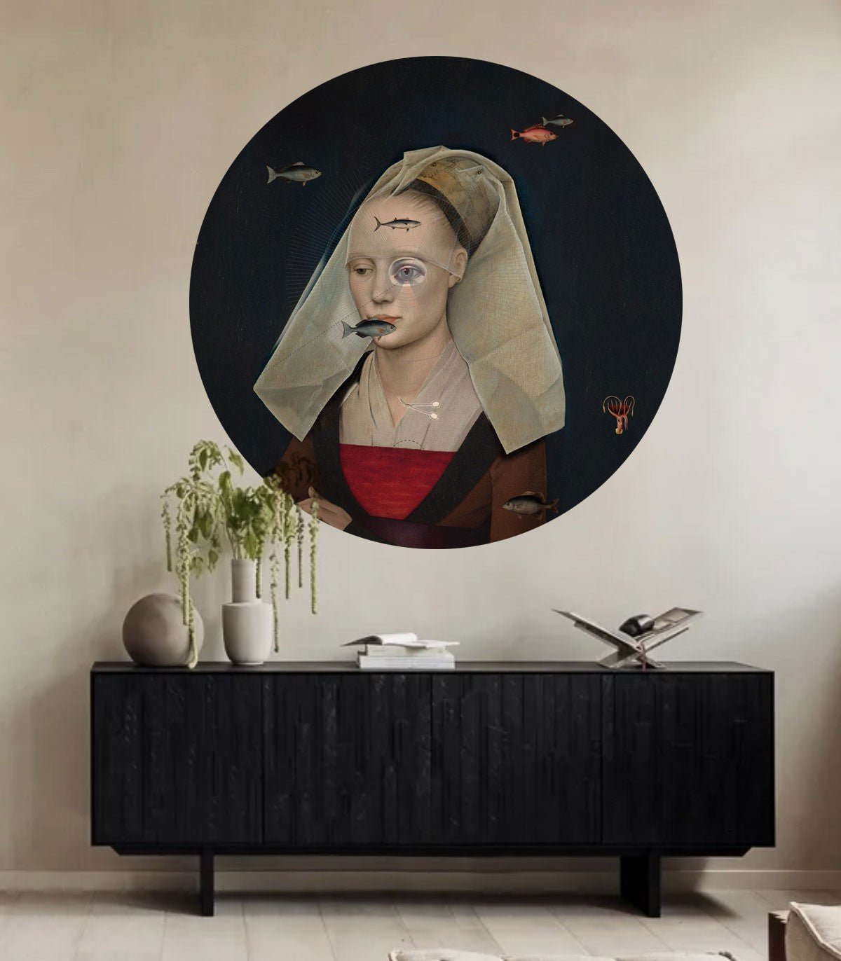 Dots Nordic lady - Wallcolors®