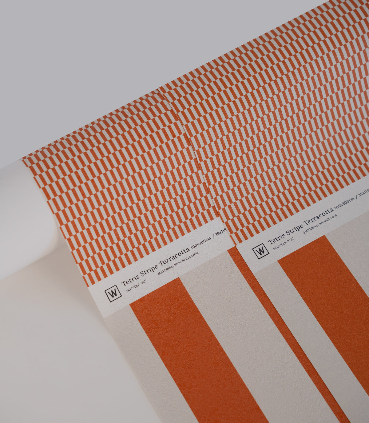 Tapeta Tetris Stripe Terracotta