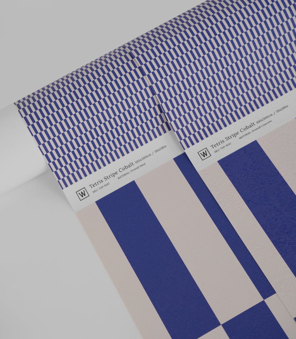Tapeta Tetris Stripe Cobalt