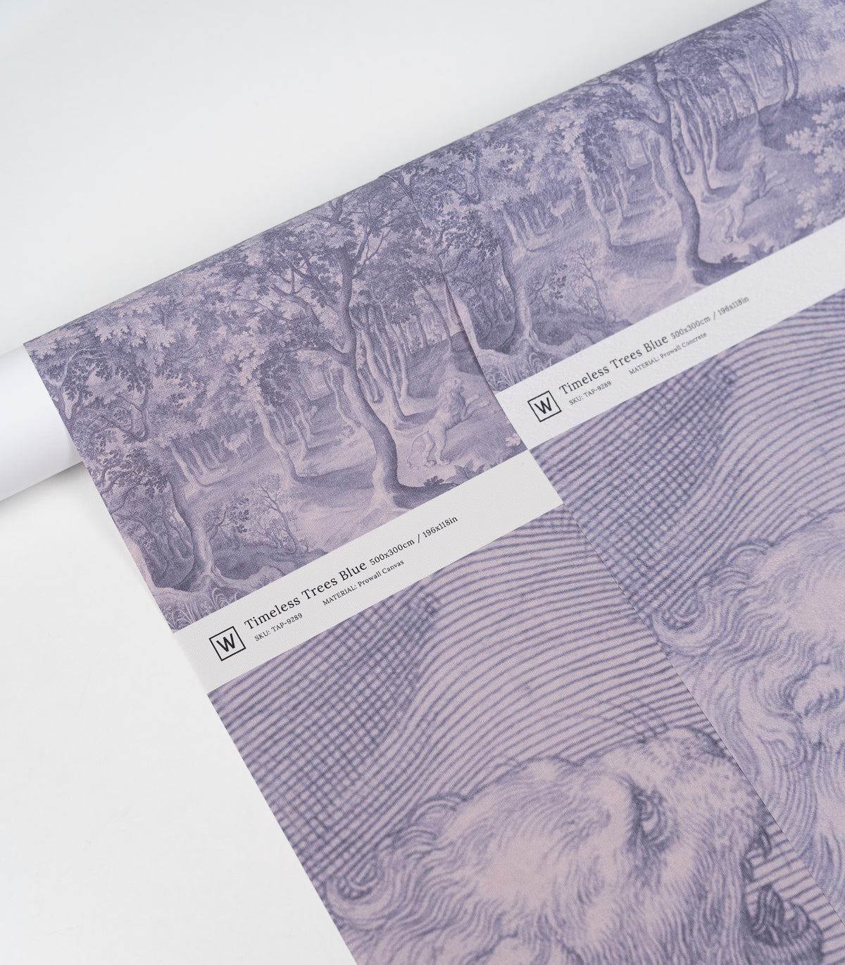 Tapeta Timeless Trees Blue