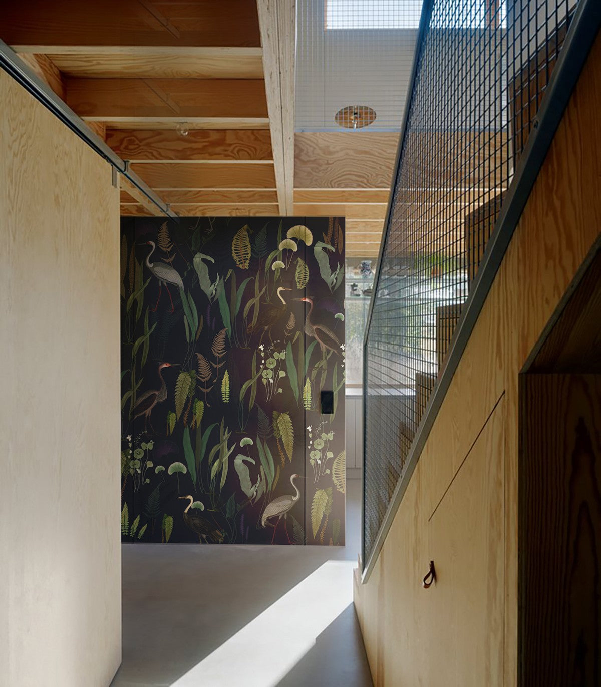 Tapeta Calm Heron Navy