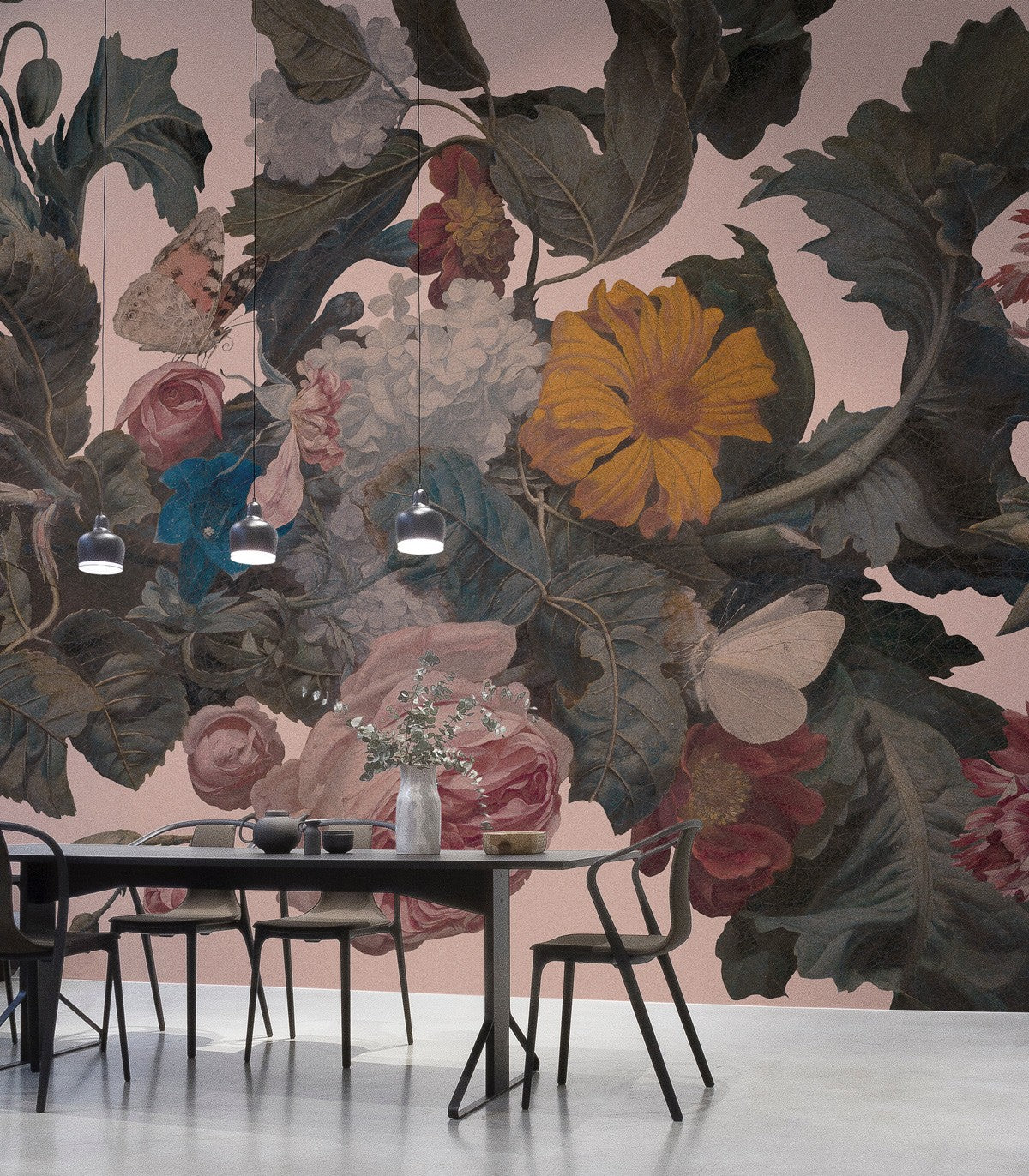 Tapeta Dragonfly Garden Pink