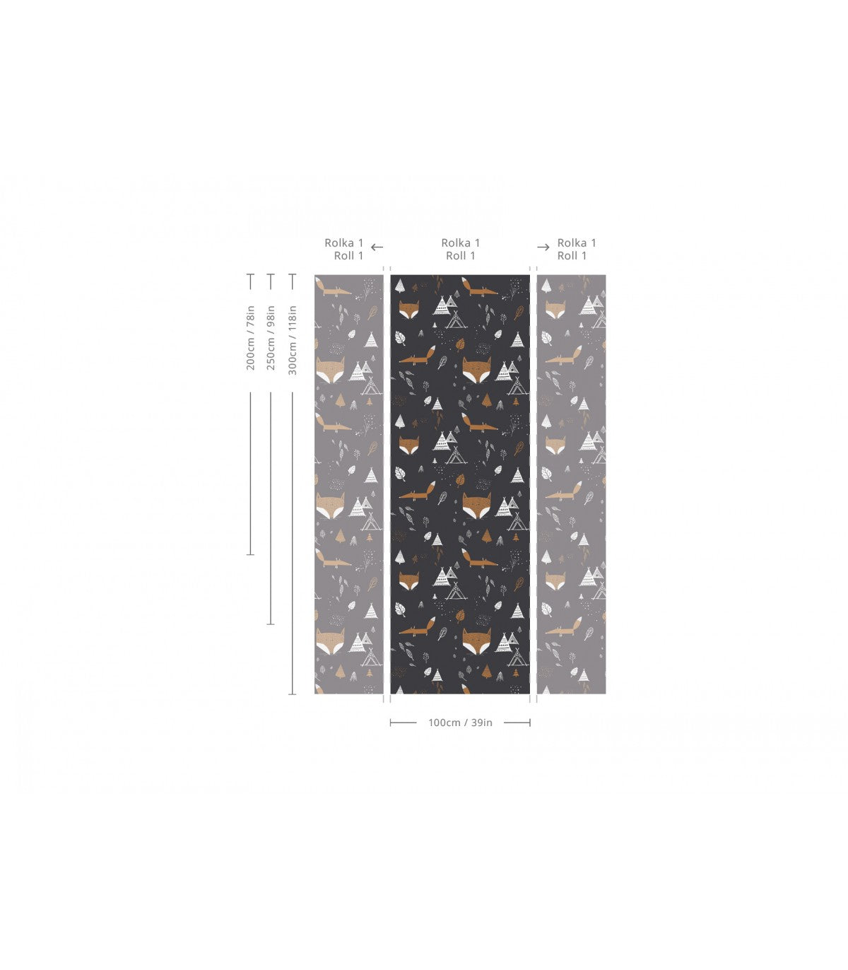 Tapeta Fox Adventure Black