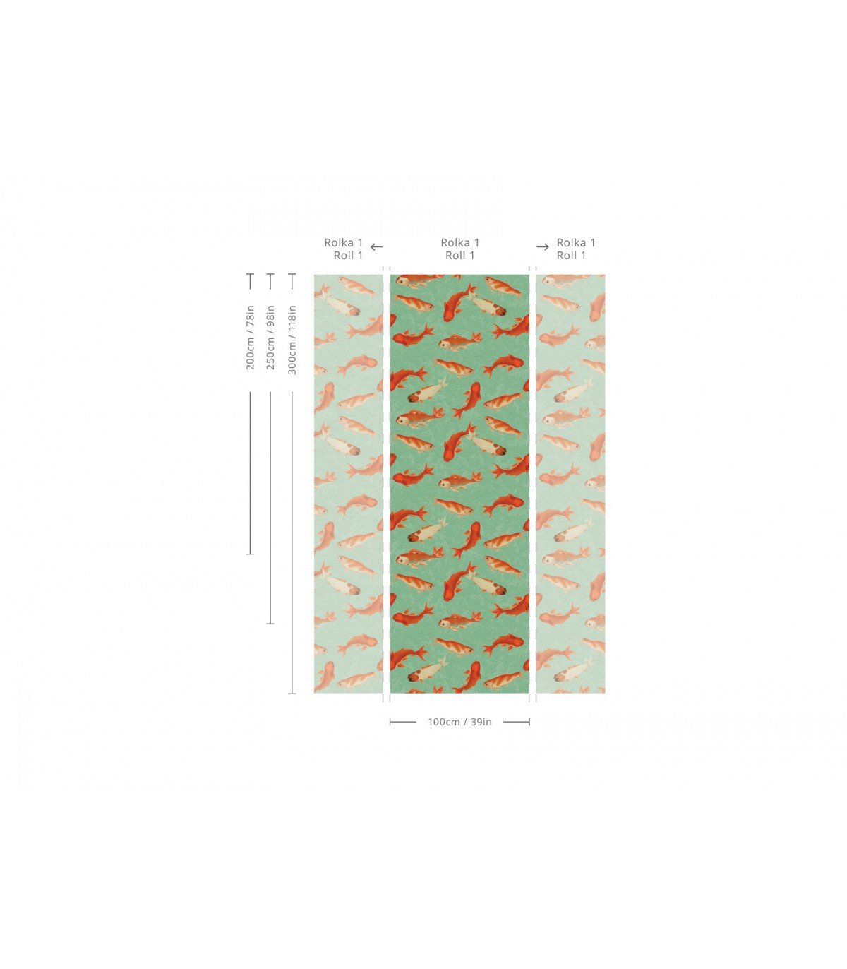 Tapeta Koi - Wallcolors®
