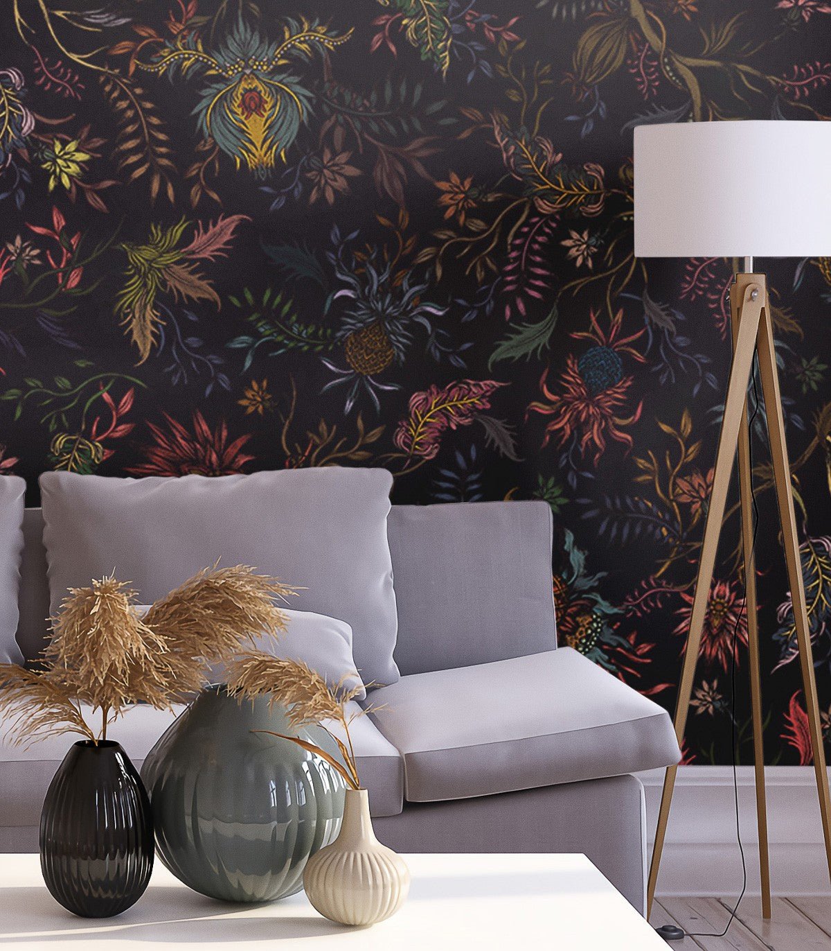 Tapeta Night Flowers - Wallcolors®