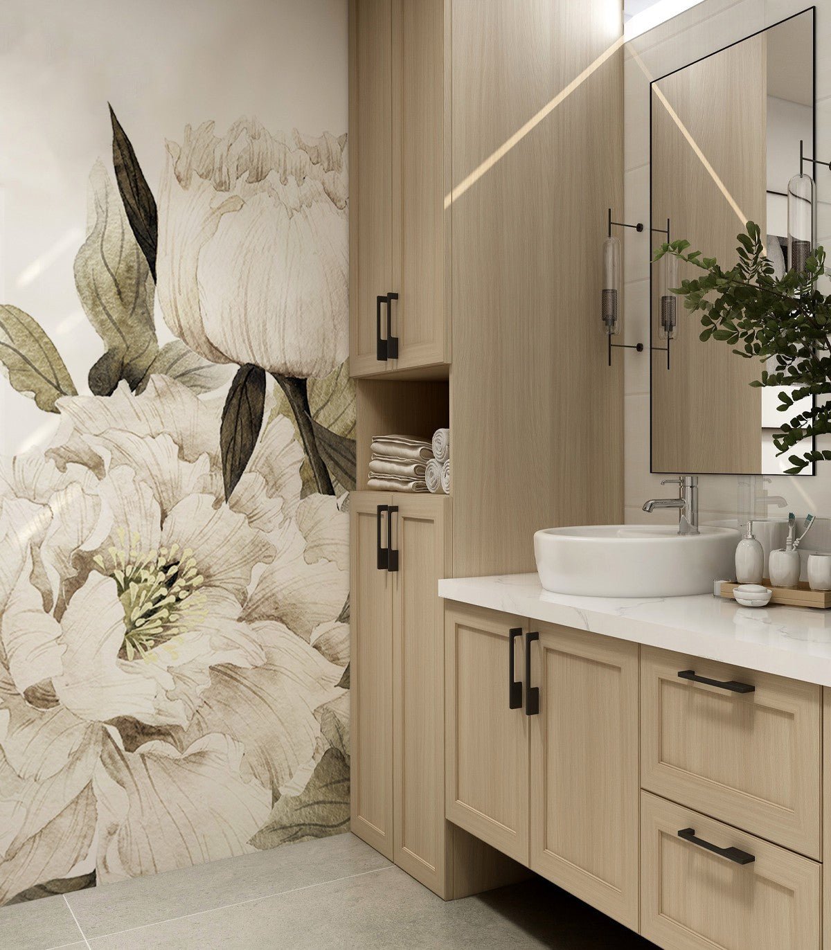Tapeta Pretty beige - Wallcolors®