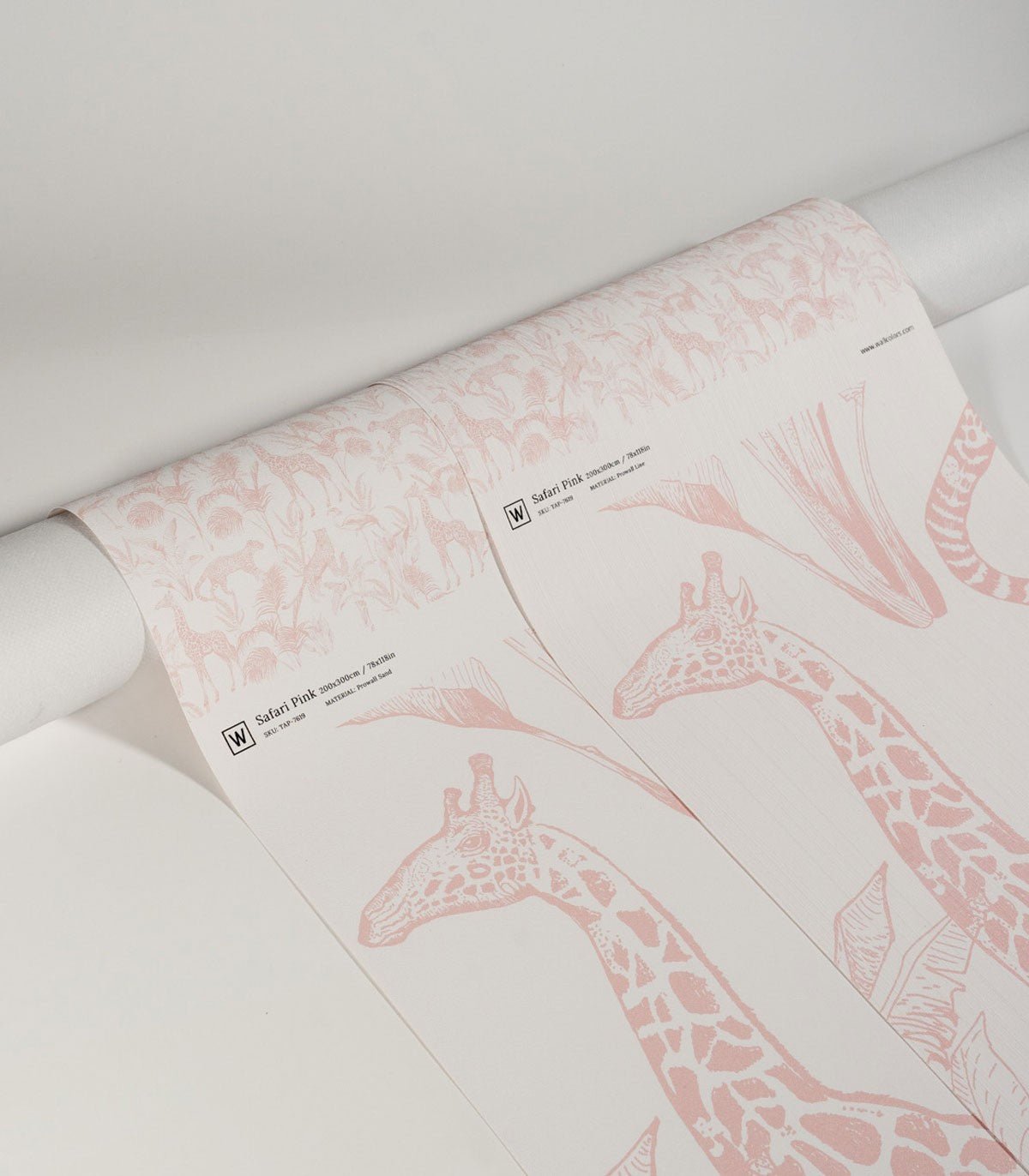 Tapeta Safari Pink - Wallcolors®