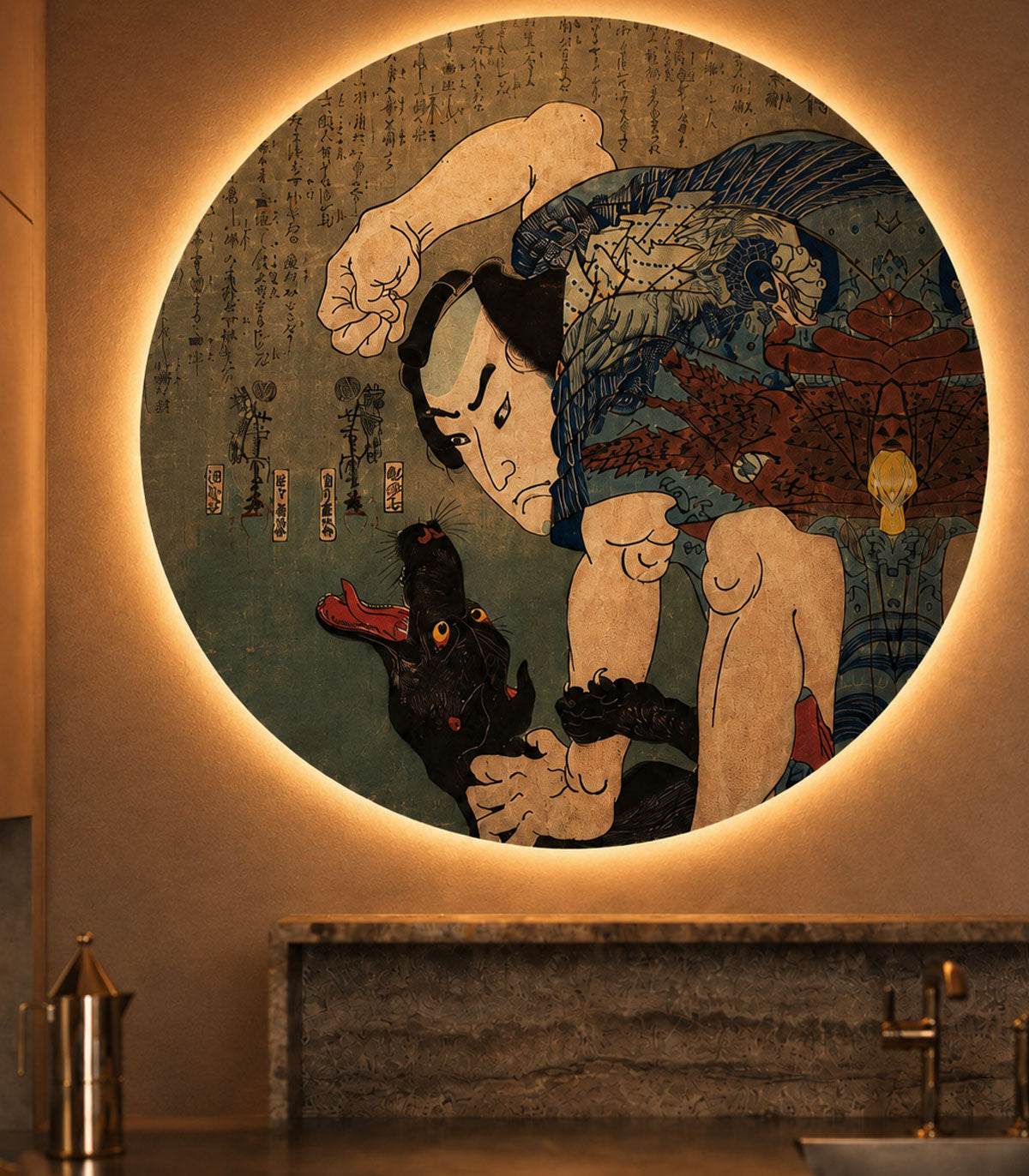 Dots Lighting Samurai Encounter