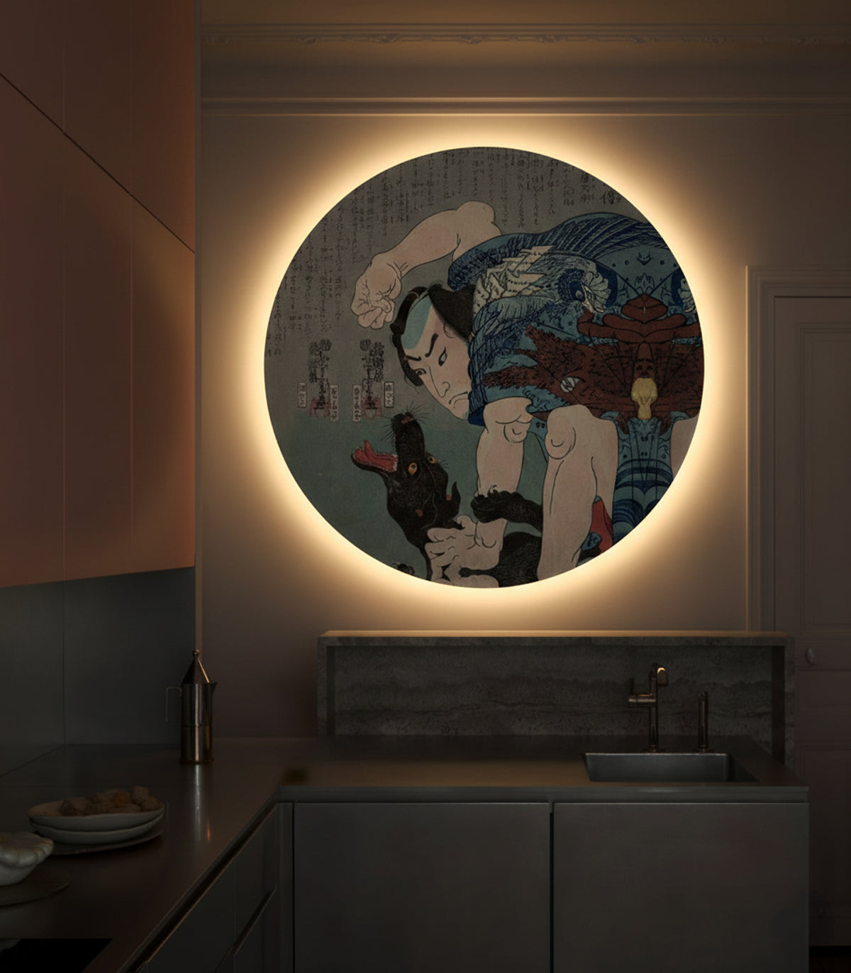 Dots Lighting Samurai Encounter