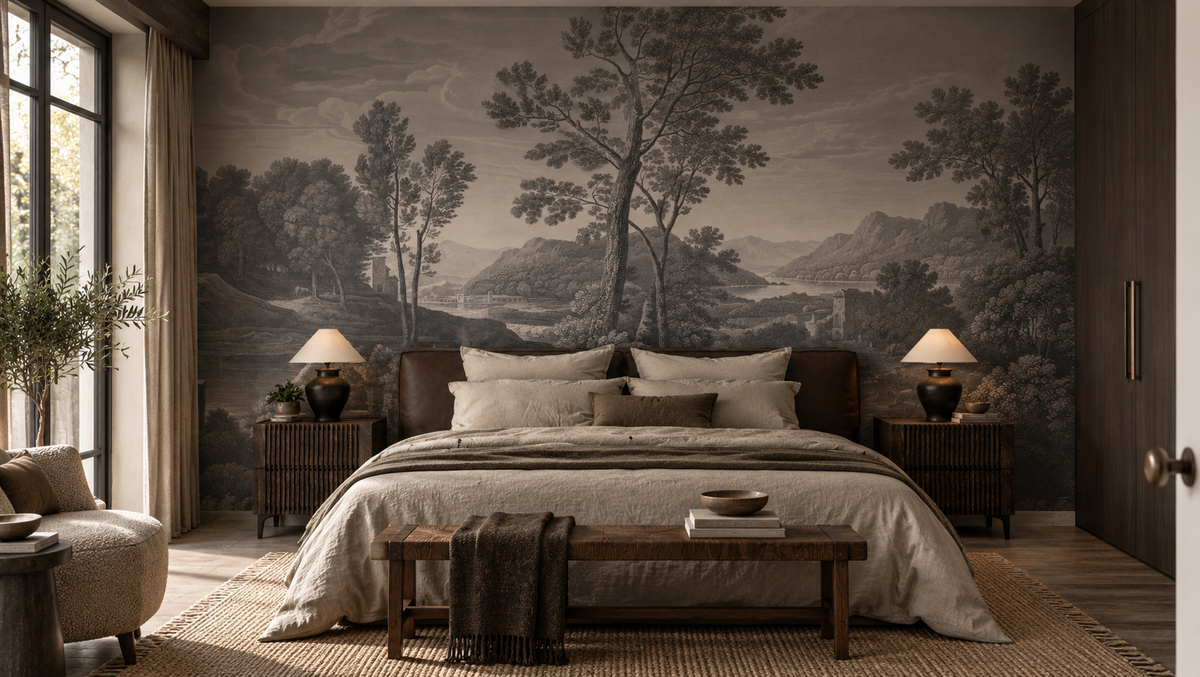 Tapeta Ancient Riverside Grove