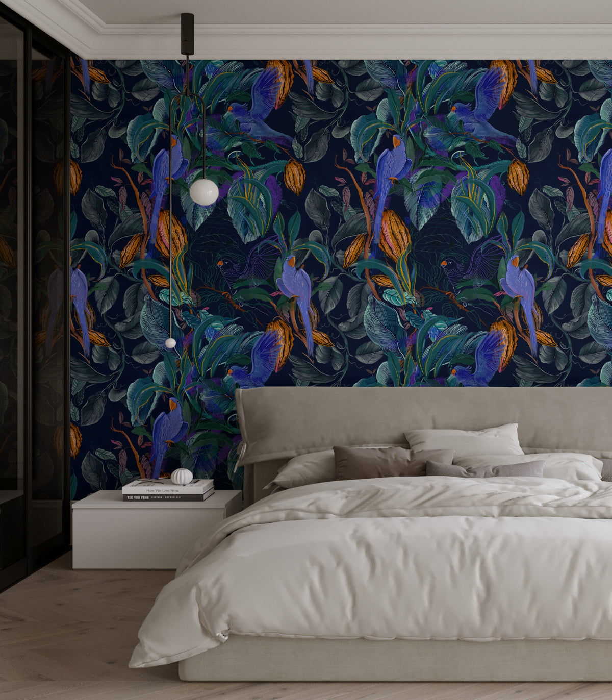 Tapeta Blue Parrots