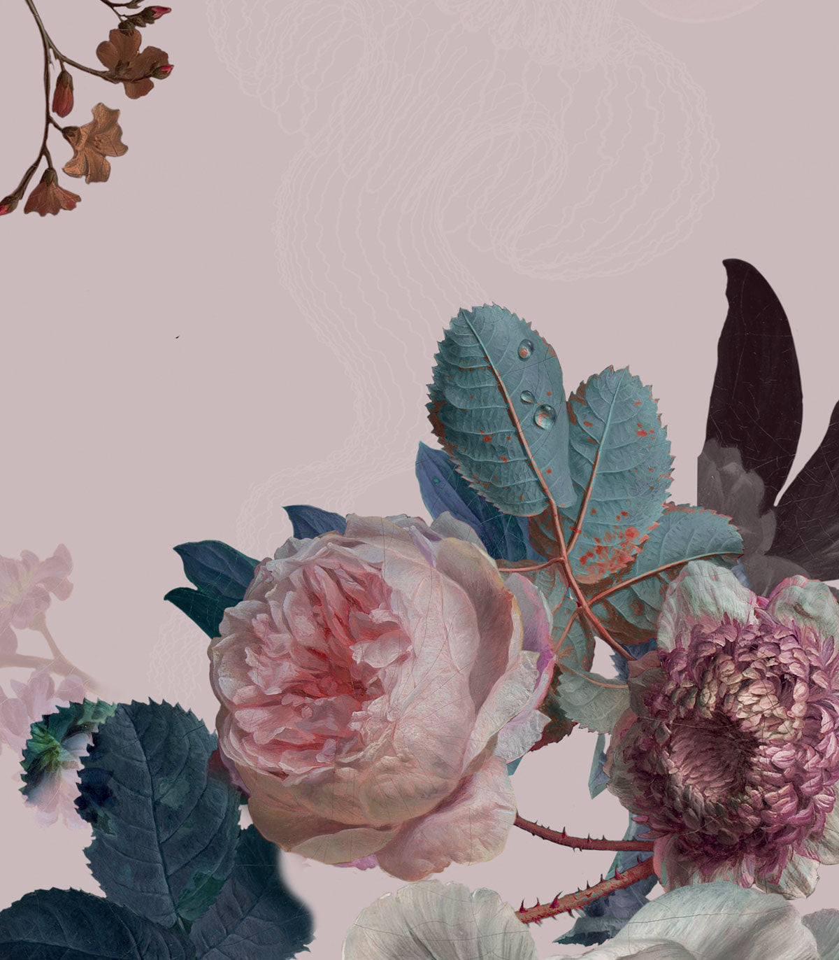 Tapeta Blush Garden Pink