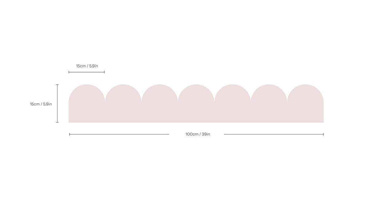 Border Seashell Powder Blush - Wallcolors®