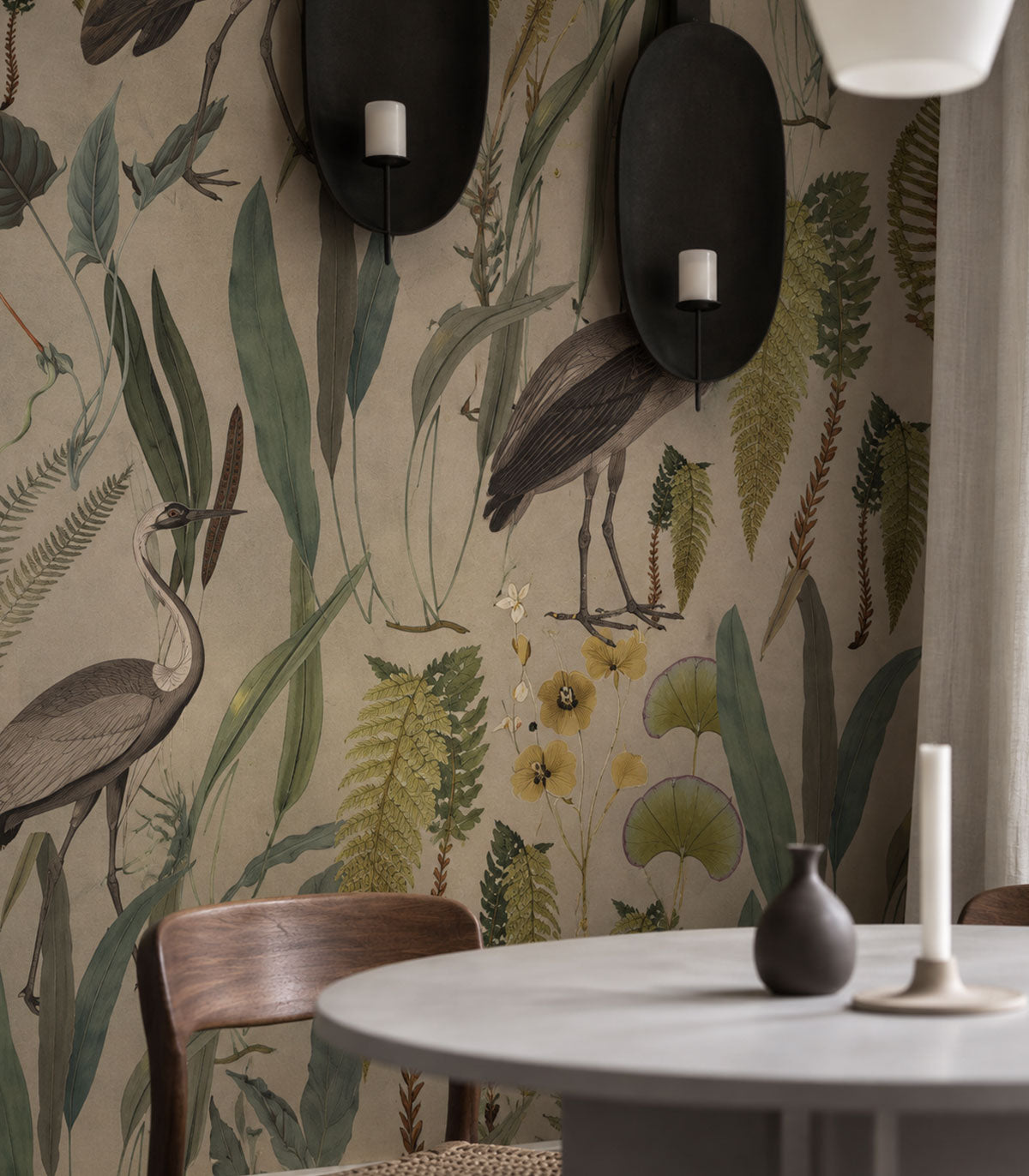 Tapeta Calm Heron Beige