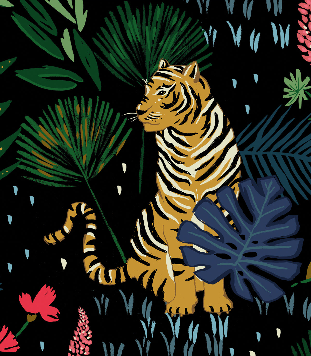 Tapeta Colorfull Tiger